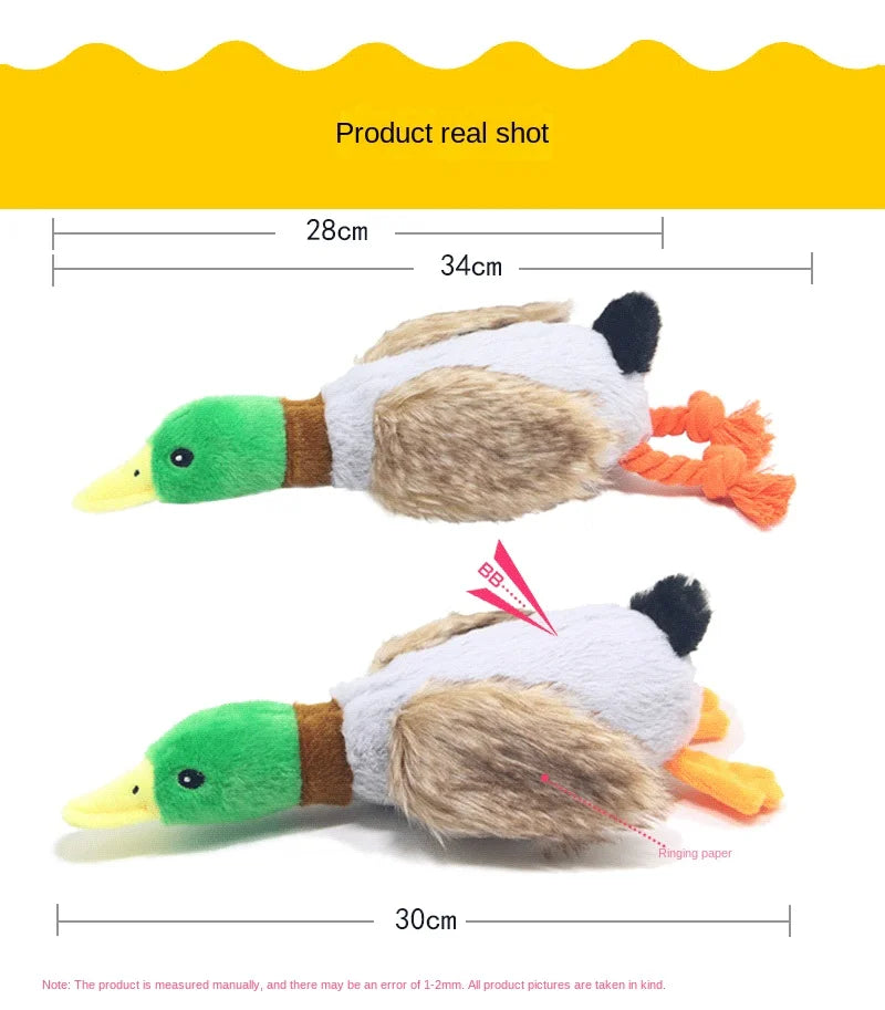 Squeak Toys with Fleece Material