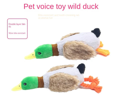 Squeak Toys with Fleece Material